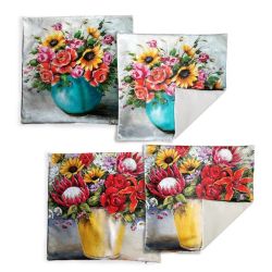 Flower Vase Luxury Scatter Covers By Stella Bruwer - Set Of 4