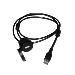 26MM Hole Mount USB2.0 Type A Port Flash Drive Male To Female Extension Cable 1 Meter