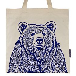 Amos The Grizzly Bear Tote Bag