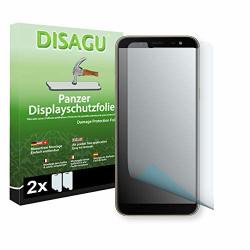 Disagu 2 X Armor Screen Protector For Samsung Galaxy J6 Screen Fracture Protection Film Reduced Foil