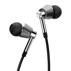 Prime Deals 1MORE Triple Driver In-ear Earphones Hi-res Headphones With High Resolution Bass Driven Sound Mems MIC In-line Remote High Fidelity For Iphone android pc tablet