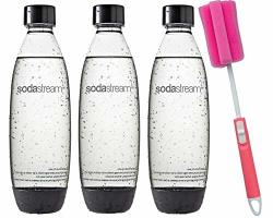 Sodastream 3 Pack Black + Kidscare Extendable Brush