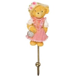 Fairy Tale Bear Jewelry Clothes Wall Hook Home Decoration For Bag Key