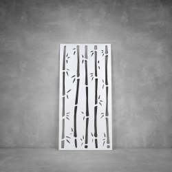 Wall Art D117 - 1040 X 535 X 20 Indoor Matt Silver Warm White