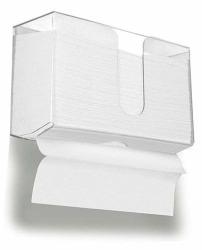 Wall Mount Paper Towel Dispenser Acrylic Paper Towel Holder For Bathroom And Kitchen 10.9"W X 4.3"D X 6.5"H By Cq Acrylic
