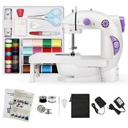 Magicfly MINI Sewing Machine For Children & Beginner With Extension Table Light Dual Speed Extra Bonus Sewing Kit Perfect For Household Travel