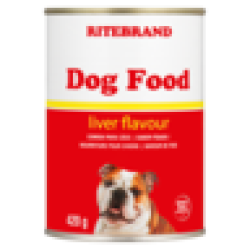 Liver Flavoured Dog Food Can 420G