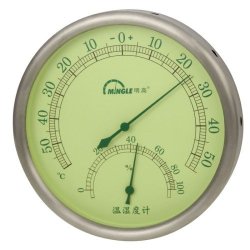 Th885l High Quality Round Design Outdoor Indoor Thermometer Hygrometer Measurement Range: -50 T...