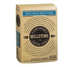 Millstone Artisan Stone Ground White Bread Flour 1 X 12.5KG