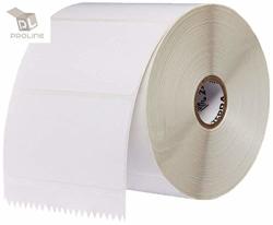 Proline Direct Thermal Labels Perforated 4"X2" 1" Core White 750 Labels Per Roll 6 Rolls
