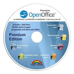 Office Suite Special Edition For Windows 10-8-7-VISTA-XP PC Software And 1.000 New Fonts Alternative To Microsoft Office Compatible With Word Excel And Powerpoint