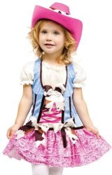 Fun World Costumes Baby Girl's Rodeo Sweetie Toddler Costume Pink blue Small