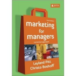 Marketing For Managers A Practical Approach 3rd Ed. L.pitt C.boshoff