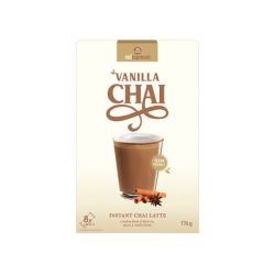 - Instant Vanilla Chai Latte Sachets Vegan Friendly - 8 X 22G
