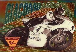 Giacommo Agostini - Moto Gp Card Collection By Panini - "super Rare" Gold Legend Card 2