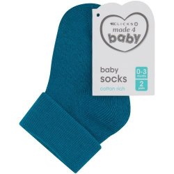 Made 4 Baby Boy Socks Playful Mashup 6-12M 2PACK