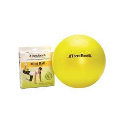 Theraband MINI Ball Small Exercise Ball For Abdominal Workouts Strengthening Core Exercises Yoga Pilates At-home Ab Workouts Tones Like A Roller Wheel