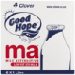 Clover Good Hope Ma Low Fat Soy Milk 6 X 1L