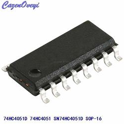 10PCS LOT 74HC4051D 74HC4051 SN74HC4051D SOP-16 Multiplexer Switch Ics 8-CHANNEL Mux demux
