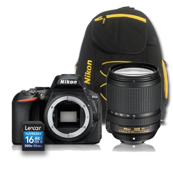 Nikon D5600 18-140mm F3.5-5.6 Af-s Dx Vr Lens + Bag & Card +