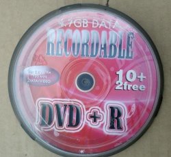 Blank Recordable Dvds 12 Pack