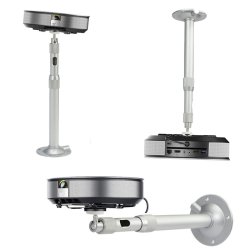 360 Degree 20-40cm Adjustable Extendable Ceiling Mount Bracket For Dlp Lcd Projector