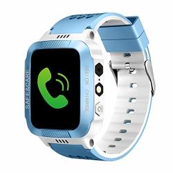 Metermall Anti-lost Child Kid Smartwatch Positioning Gps Wristwatch Track Location Sos Call Safe Care Y21 Touch Screen + Camera Electronic Accessories