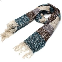 Women Ladies Wool Colorful Scarf Thicken Knitting Warm Shawl Long Scarves
