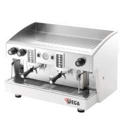 Atlas Commercial Espresso Machine - 2 Group Epu Semi-automatic White