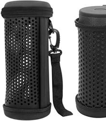 Geekria Pendant Speaker Case For Jbl Flip 5 Wireless Bluetooth Speaker Bag For Camping Portable Backpacks Biking Traveling Travel Case Jbl FLIP5 Box Black