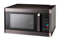 Russell Hobbs 858654 42L Silver Mirror Finish Electronic Microwave