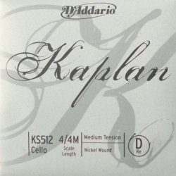 D'addario Kaplan Cello D String Full Size - Medium Tension