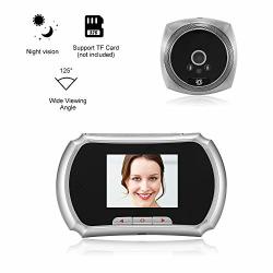 Owsoo 1.3MP Peephole Door Camera 3-INCH Lcd Screen Monitor Video Door Viewer Door Eye Doorbell Photo Taking & Video Recording For Home Security