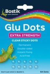 Bostik Glu Dots - Extra Strength - 64 Dots