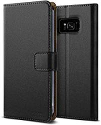 HOOMIL Galaxy S8 Case Premium Leather Case Samsung Galaxy S8 Phone Cover Black