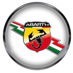 Fiat Abarth - Round Classic Metal Sign