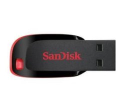 SanDisk Cruzer Blade 32GB USB 2.0 Type-a Black And Red USB Flash Drive SDCZ50-032G-B35