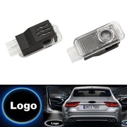 2PCS Welcome Light Car Logo Light For Audi Shipping