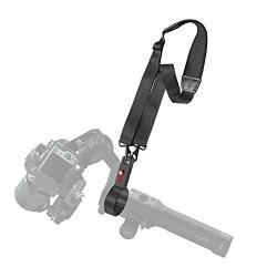 Fepito Gimbal Stabilizer Shoulder Neck Strap With Cnc Aluminum Alloy Clip For Dji Ronin-s Dji Ronin-s Necessary Accessories