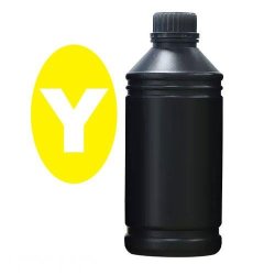 Flexible Led-uv Curable Ink Colour Yellow 1L Bottle Span Style= Color: FFFF00 span