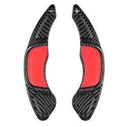 Genuine Carbon Fibre Stick-on Paddle Shift Extensions For Vw Golf 7 GTI