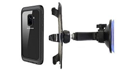 Slipgrip Car Holder For Samsung Galaxy S9 Using Singdo 360 Rugged Case Hv