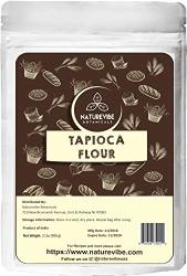 Naturevibe Botanicals Tapioca Flour 2LBS Gluten-free & Non Gmo Supports Weight Gain.
