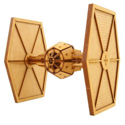 - 3D Wooden Model 3D Puzzle Star Wars Tie Fighter