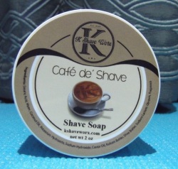 K Shave Worx Cafe De Shave Soap