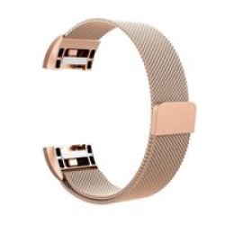 Milanese Loop For Fitbit Charge 2 S m Rose Gold