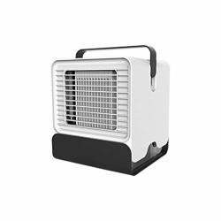 Ouniman Portable Air Conditioner Cooler Fan USB MINI Air Conditioner Cool Cooling Super Quiet Circulator Purifier Cooler Humidifier Misting Fan For Bedroom Home Outdoors White