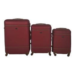 Smte- Quad Wheel Quality Travel Ware - 3 Piece Luggage Set-alin