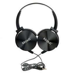 Headset Sunfei For Sony Smartphone Bass 3.5MM Earphone Headset Wired Stereo PC MIC Black
