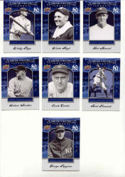 Yankee Stadium Legacy 1920's - Upper Deck 2008 Collection Of 7 Baseball Cards